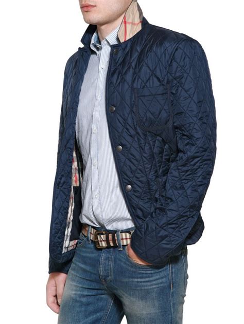 burberry quilted jacket mens replica|burberry quilted nylon jacket men.